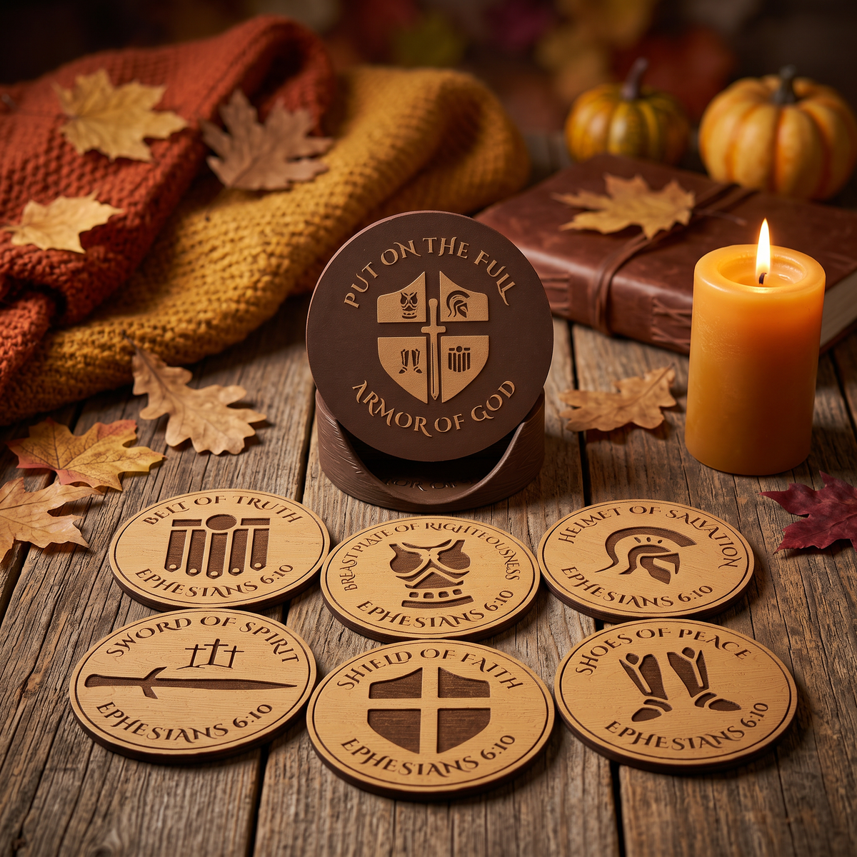 Armor of God Coasters