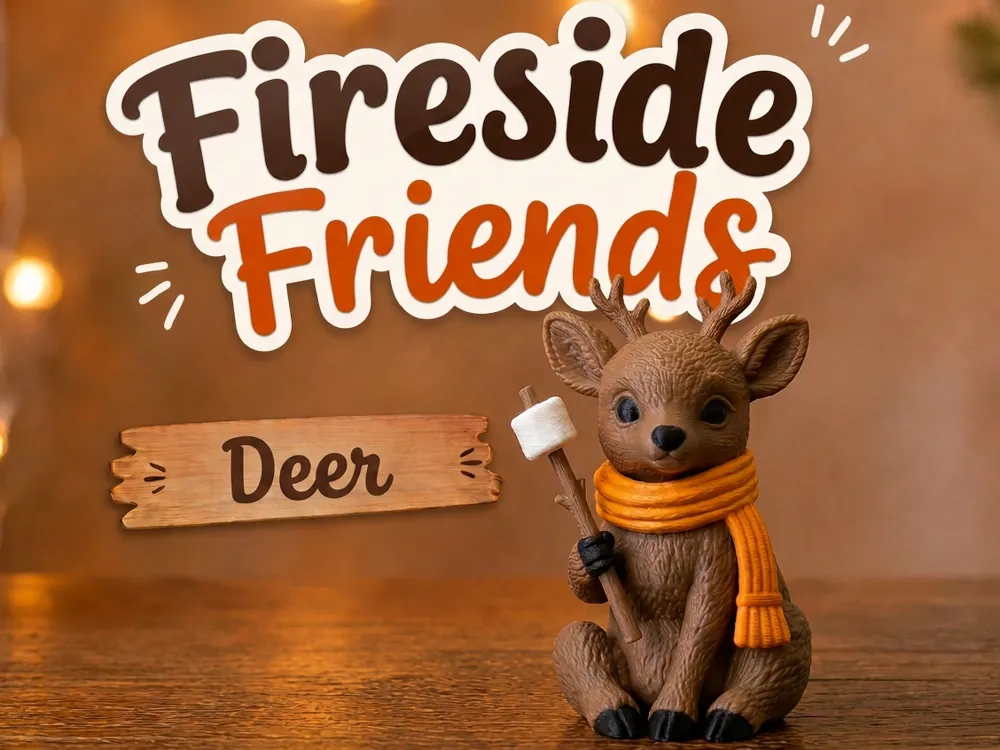 Fireside Friends - Deer