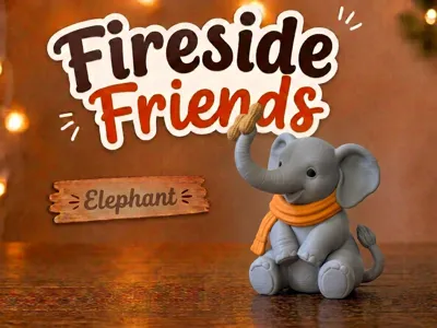Fireside Friends - Elephant