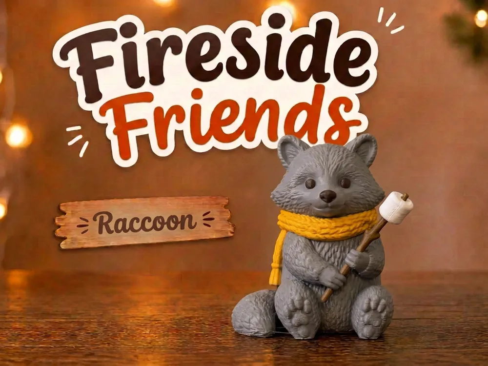 Fireside Friends - Raccoon