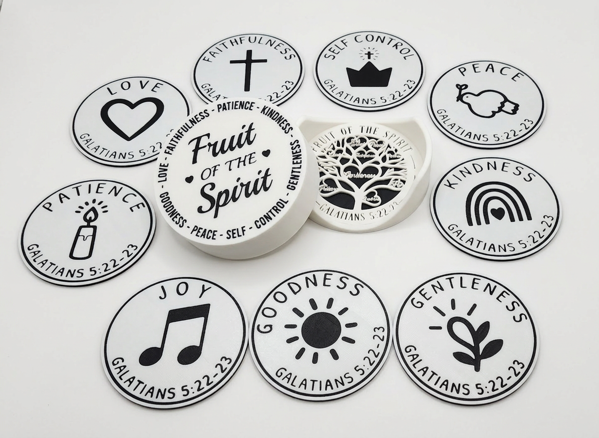 Fruit of the Spirit Coasters