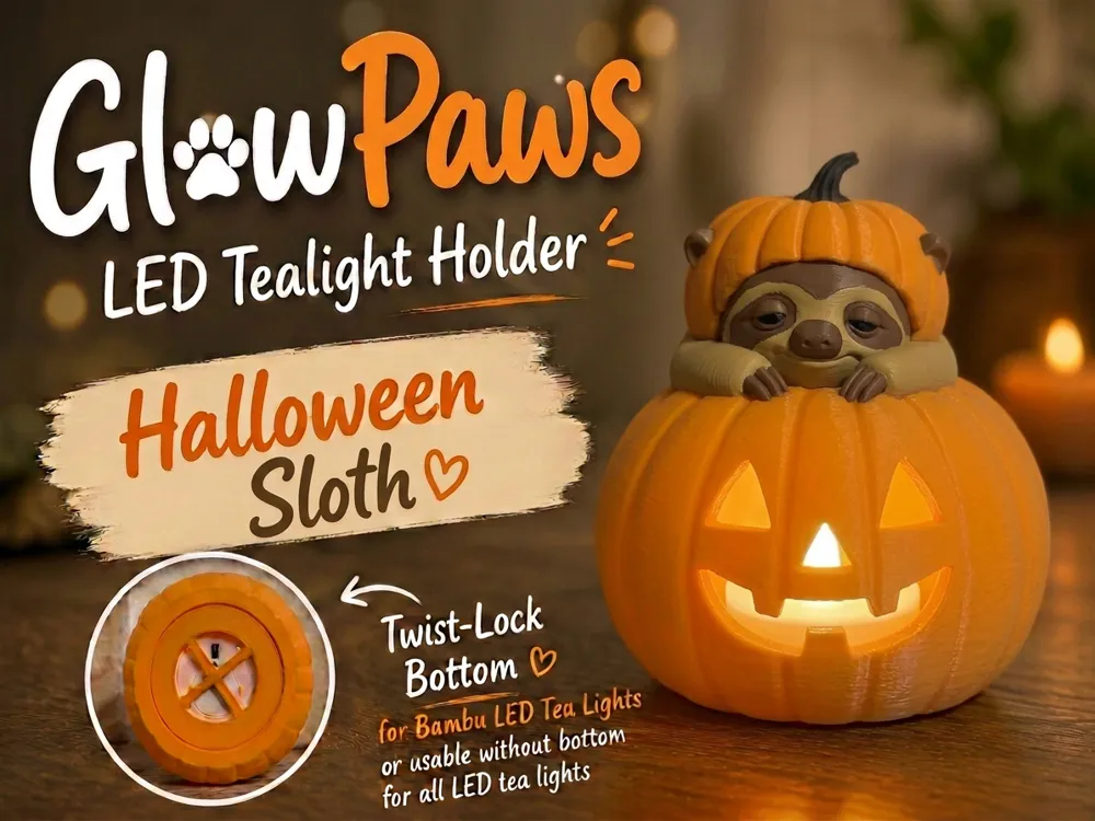Glow Paws - Sloth