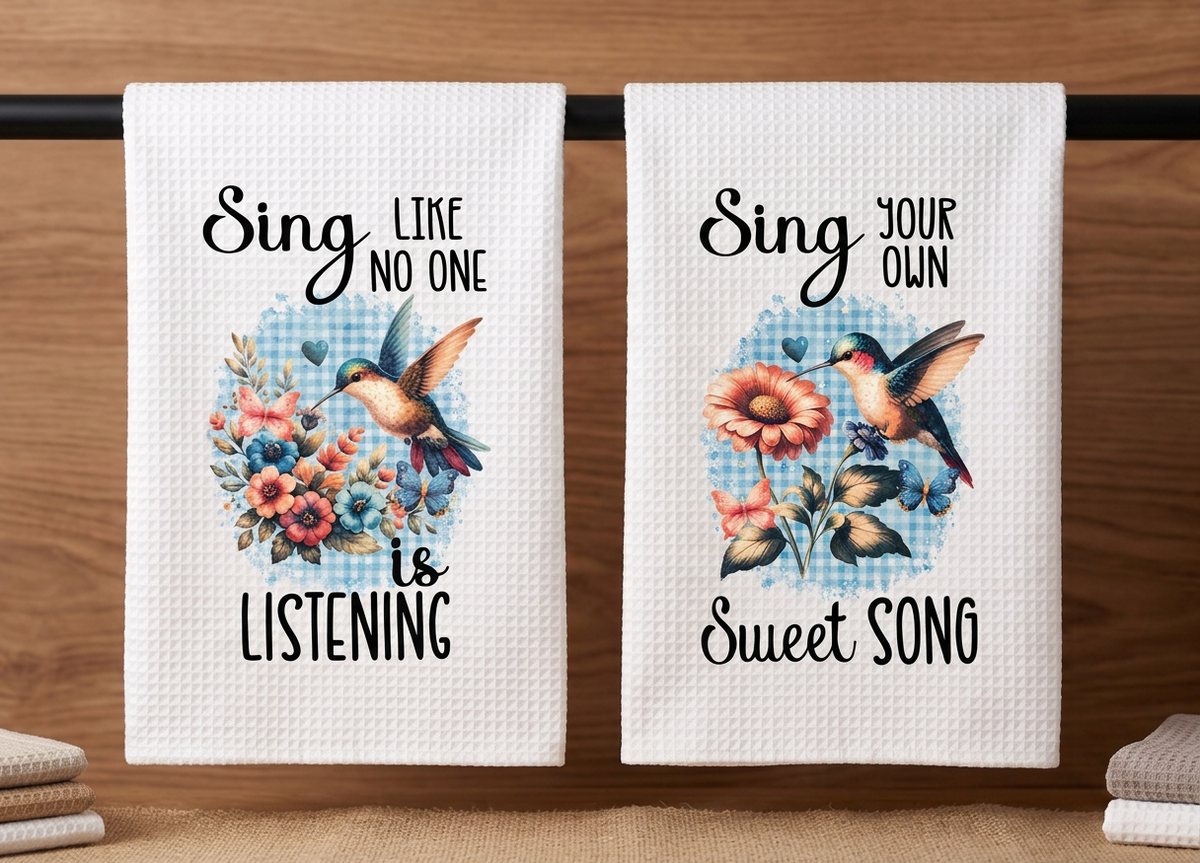 Kitchen Towel Set - Sing (Set of 2)