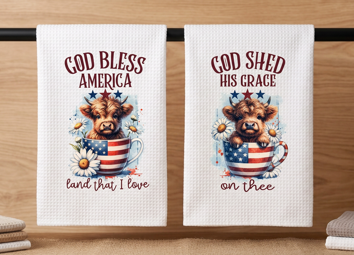 Kitchen Towel Set - USA (Set of 2)