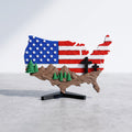 American Map Tabletop Decor