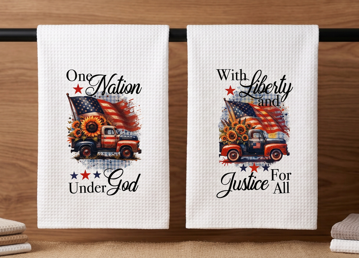 Kitchen Towel Set - USA (Set of 2)